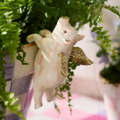 Rosy Check Flying Pig Pot Climber