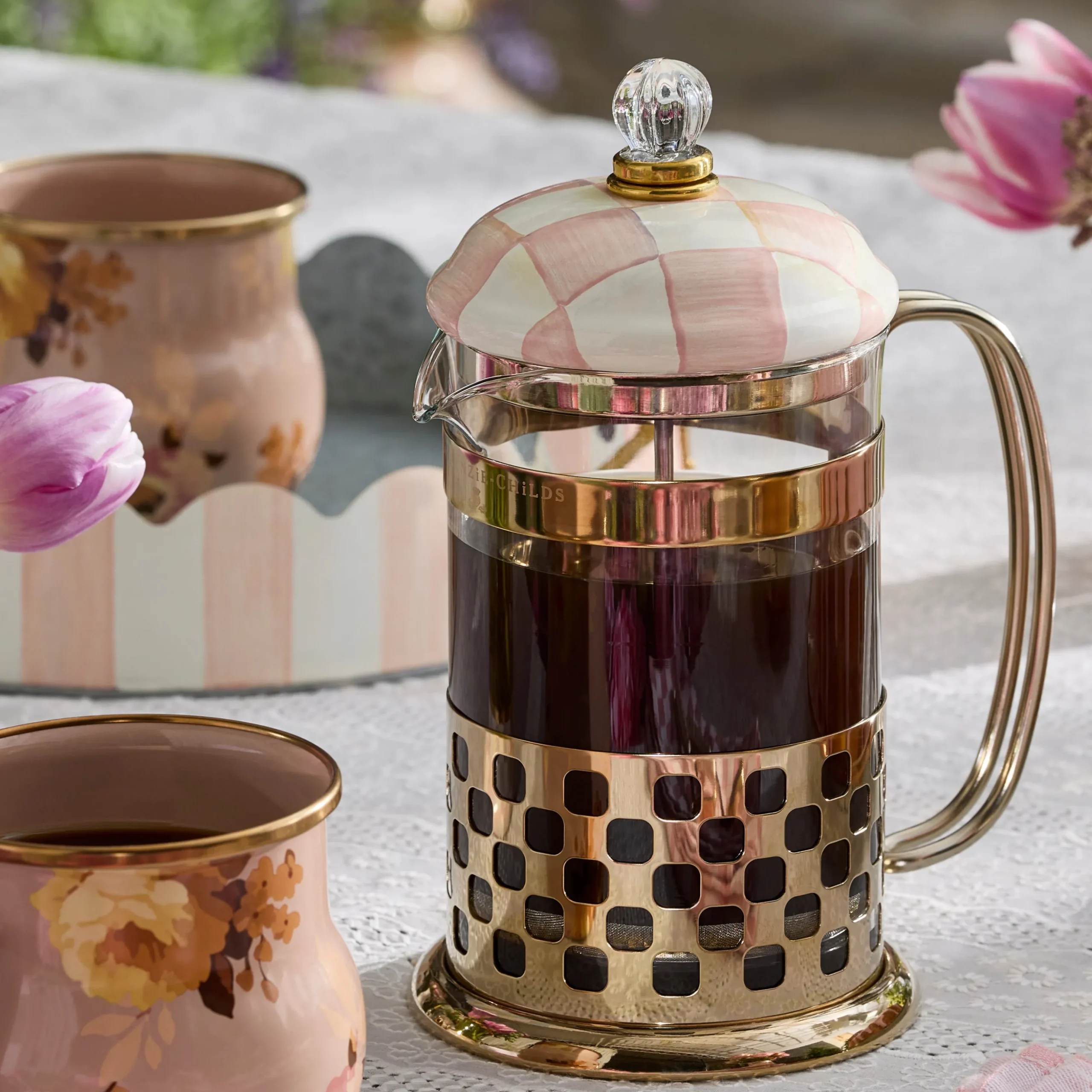 Rosy Check French Press