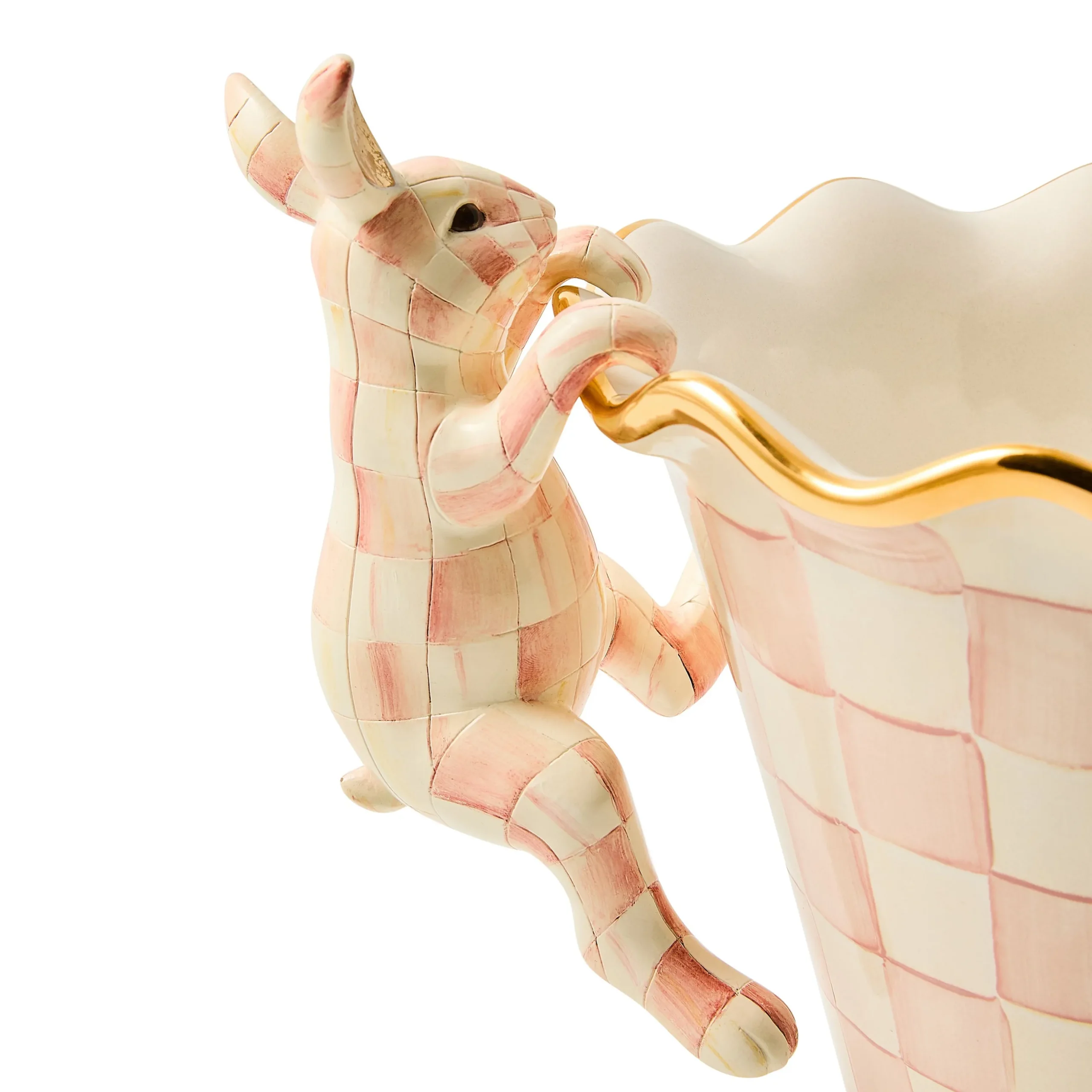 Rosy Check Funny Bunny Pot Climber