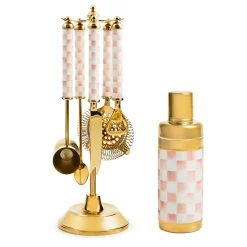 Rosy Check 3260 Gold Cocktail Set