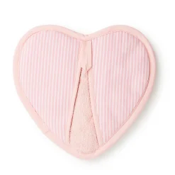 Rosy Check Heart Potholder