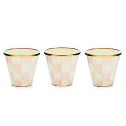Rosy Check Herb Pots, Set of 3