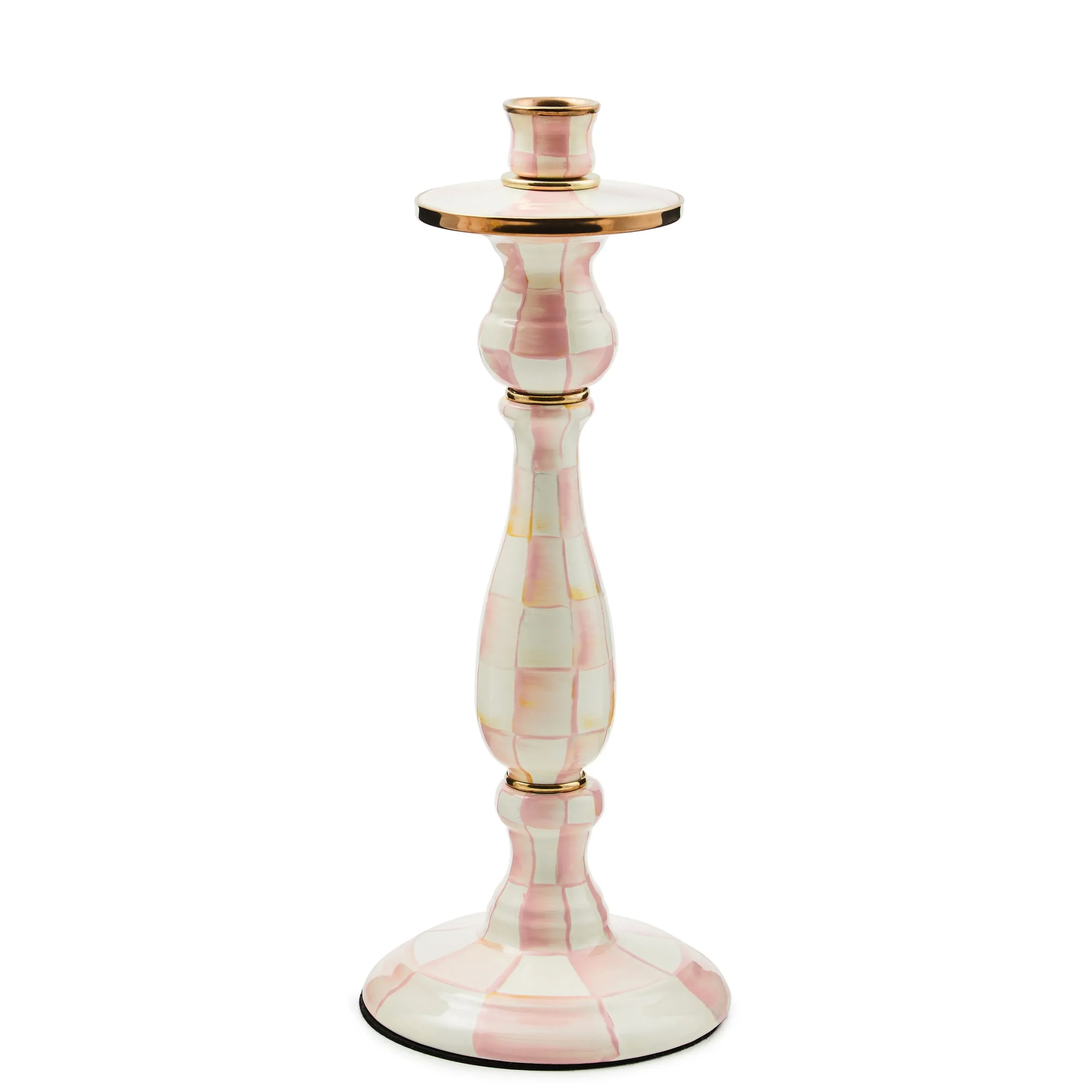 Rosy Check Large Candlestick