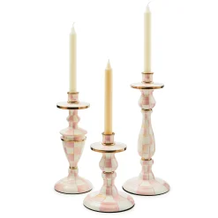 Rosy Check Large Candlestick