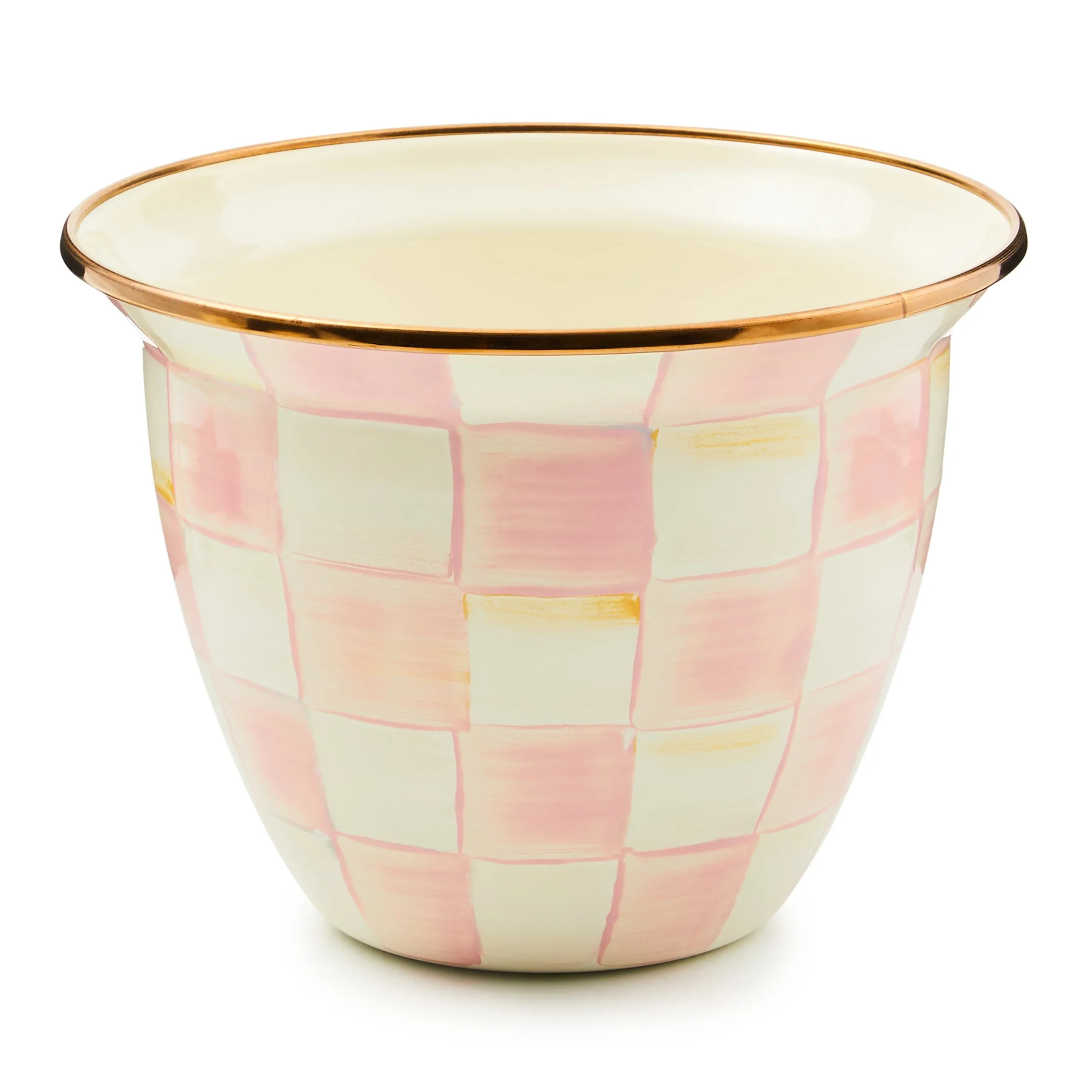Rosy Check Large Flower Pot