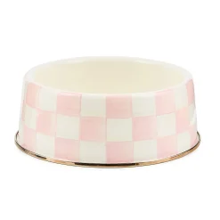 Rosy Check Large Pet Dish