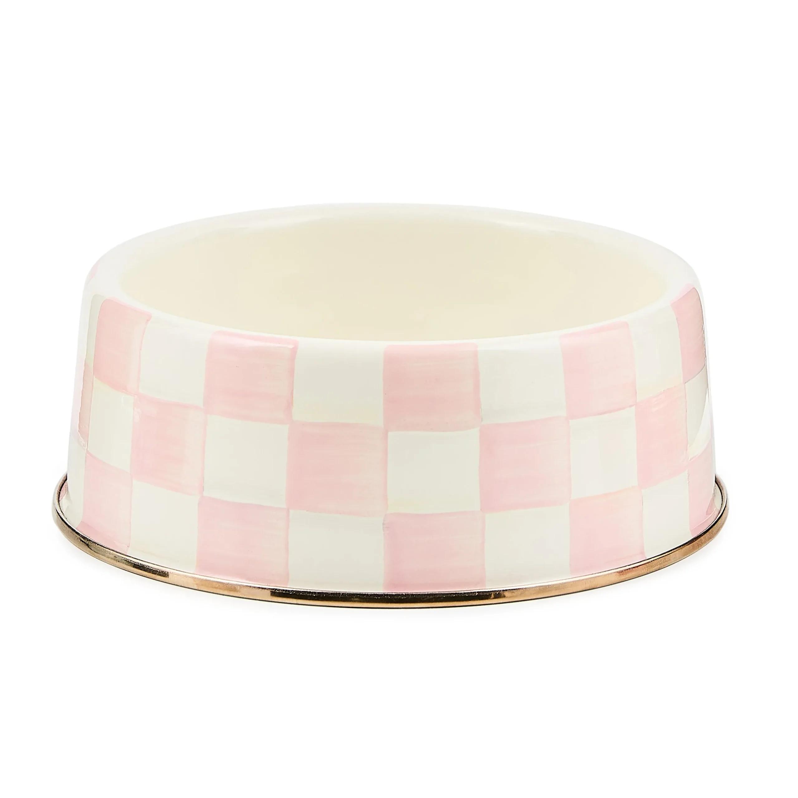 Rosy Check Large Pet Dish