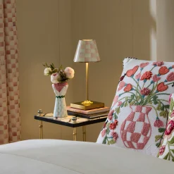 Rosy Check LED Rechargeable Cafe Table Lamp