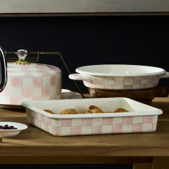 Rosy Check Medium Oval Gratin Dish
