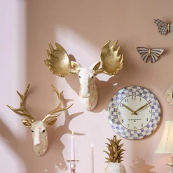 Rosy Check Moose Wall Decor