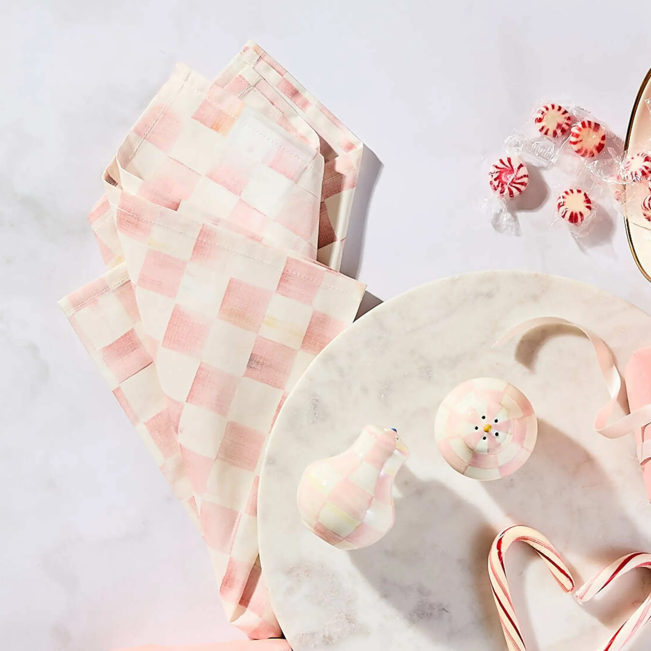 Rosy Check Napkin
