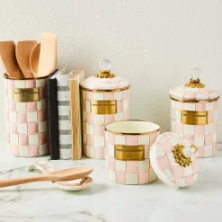 Rosy Check 5pc Kitchen Essentials Set
