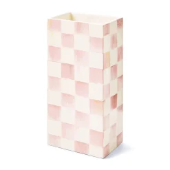 Rosy Check Pillar Vase