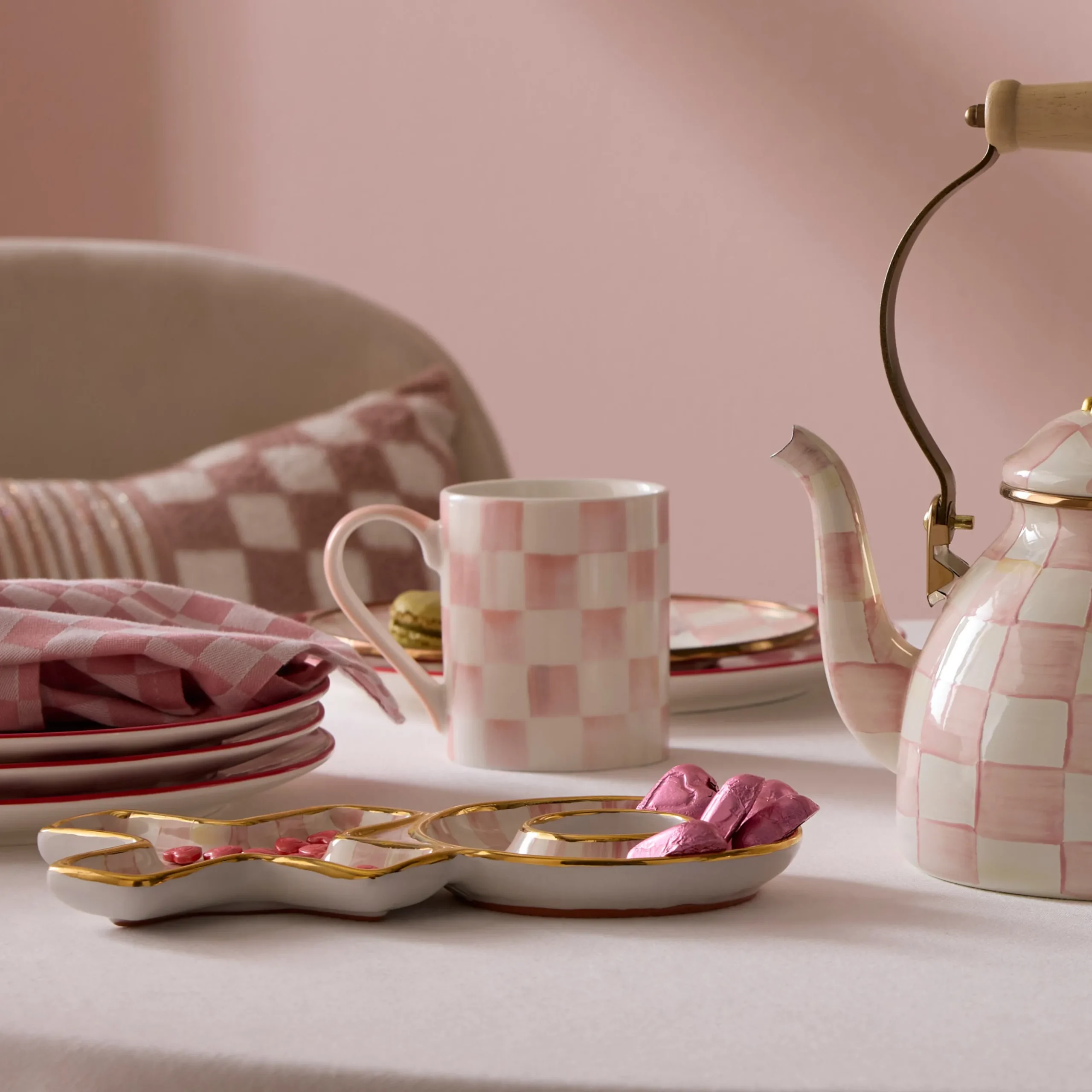 Rosy Check Porcelain Mug
