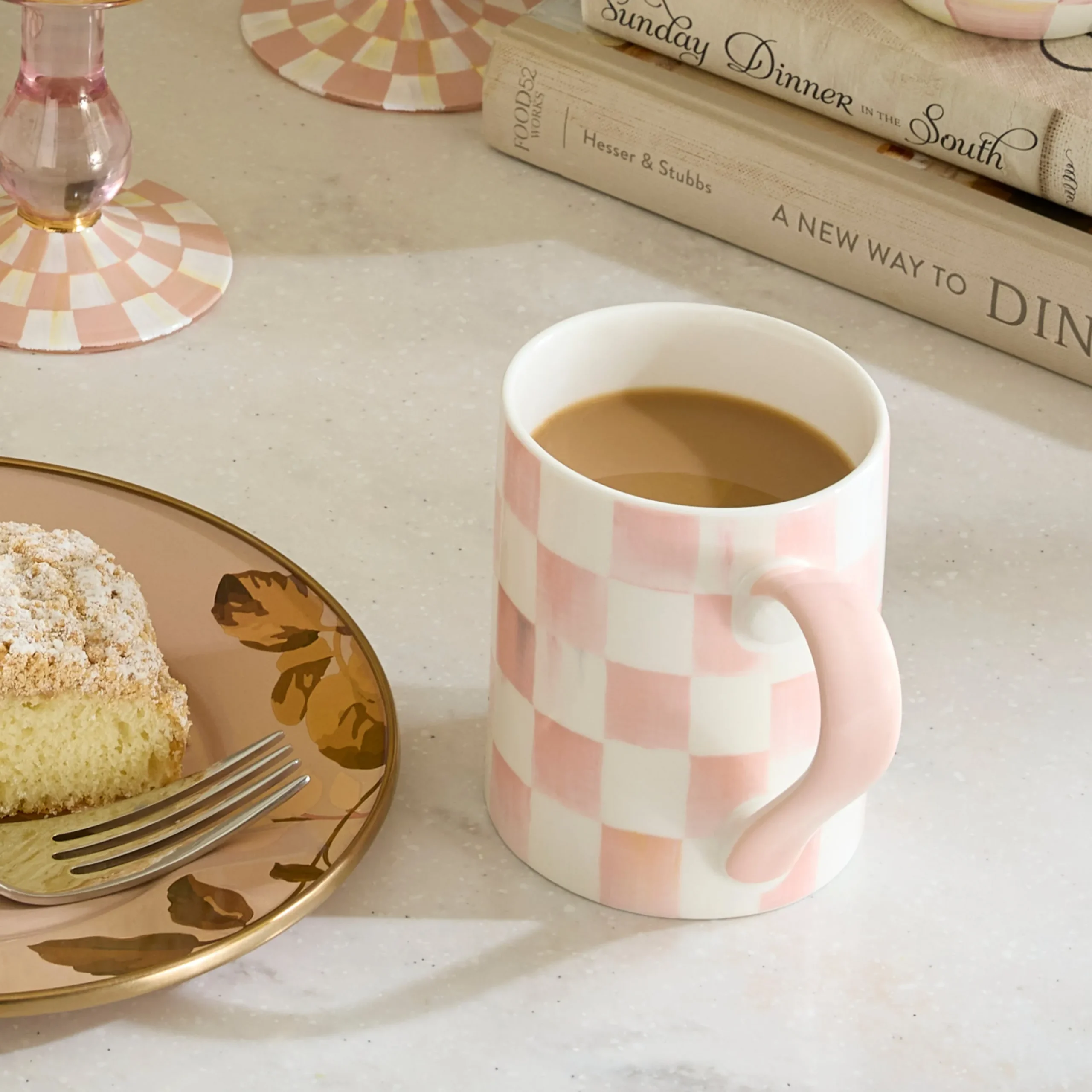 Rosy Check Porcelain Mug