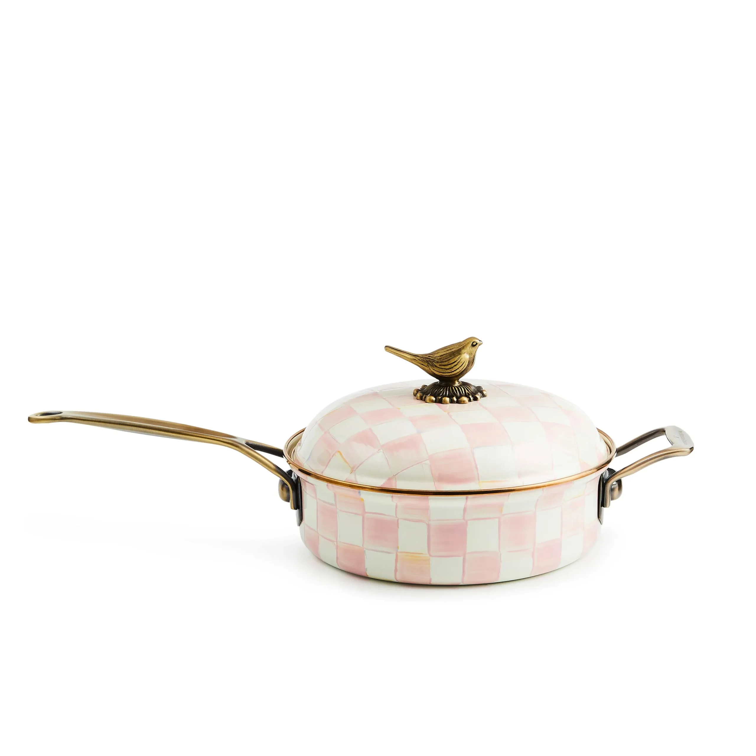 Rosy Check 3 Qt. Saute Pan