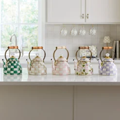 Rosy Check 2 Quart Tea Kettle