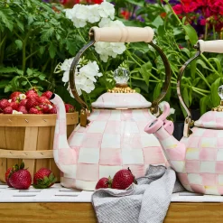 Rosy Check 3 Quart Tea Kettle