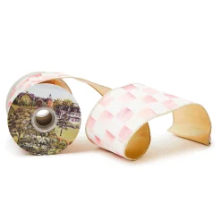 Rosy Check 4" Ribbon