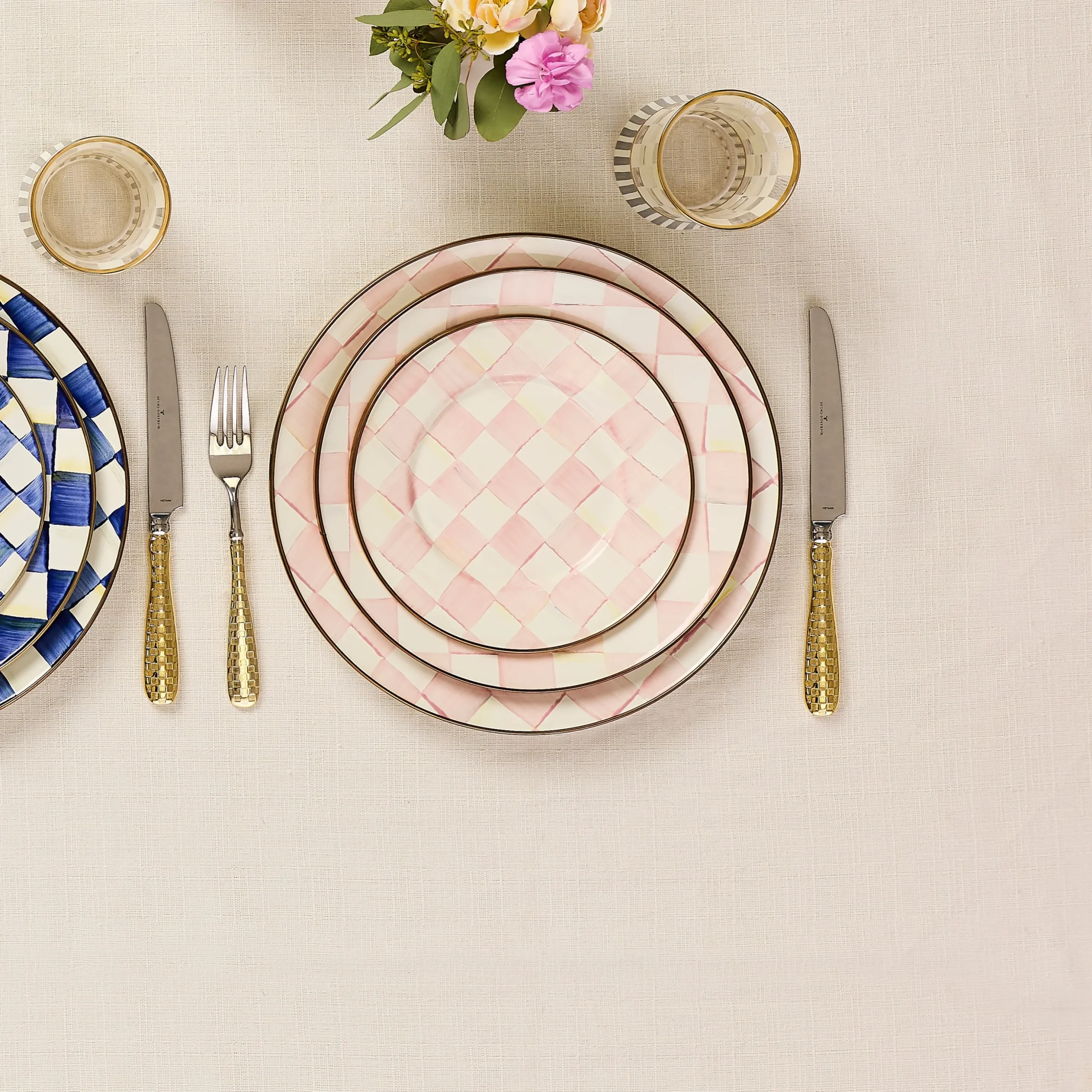 Rosy Check Salad/Dessert Plate