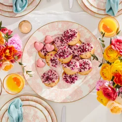 Rosy Check Serving Platter