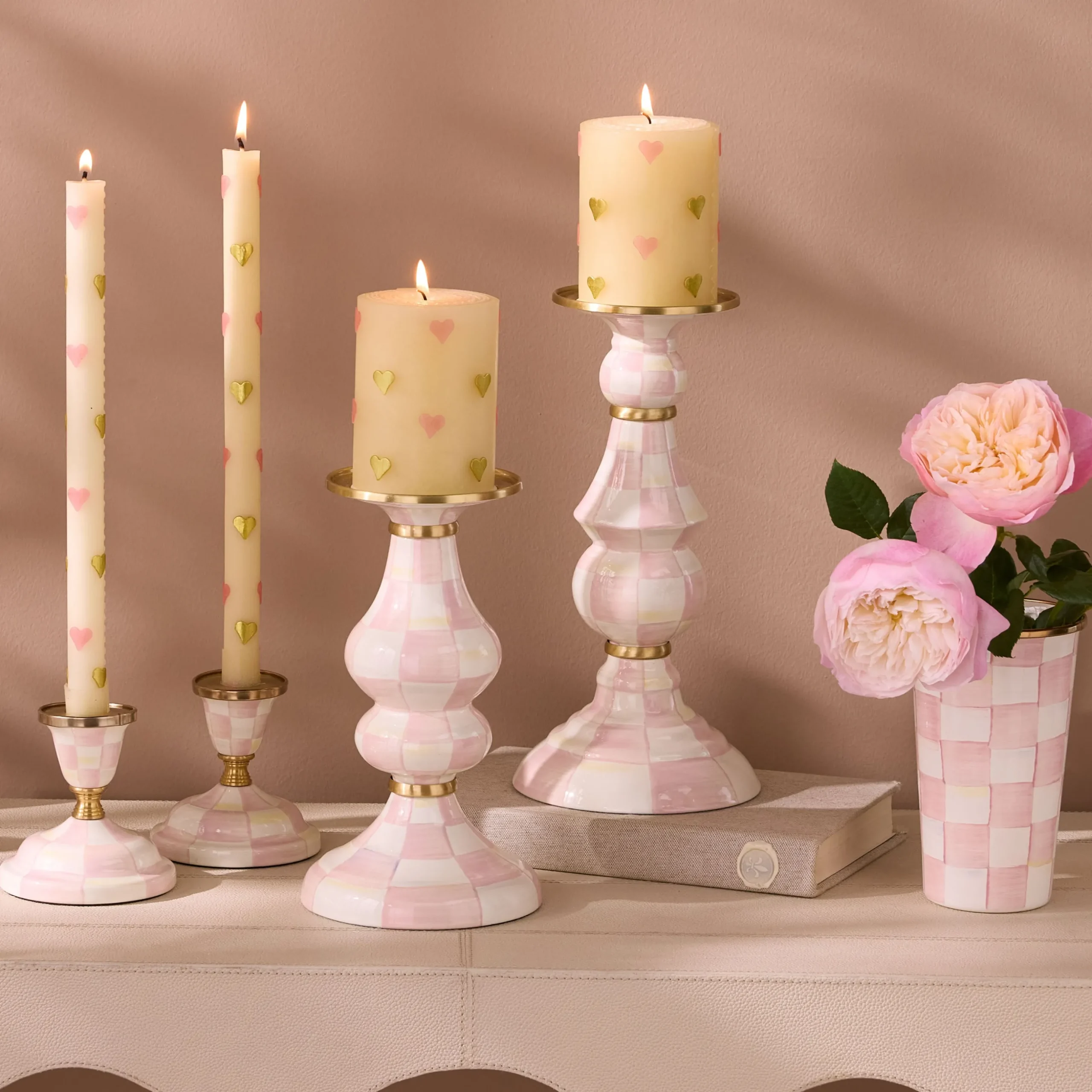 Rosy Check Short Candlestick