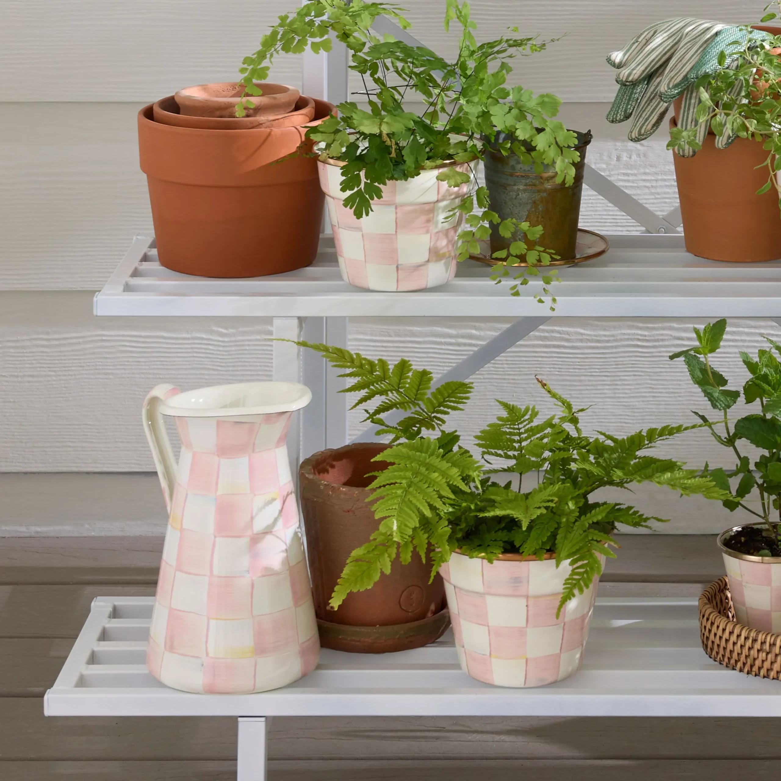 Rosy Check Small Garden Pot