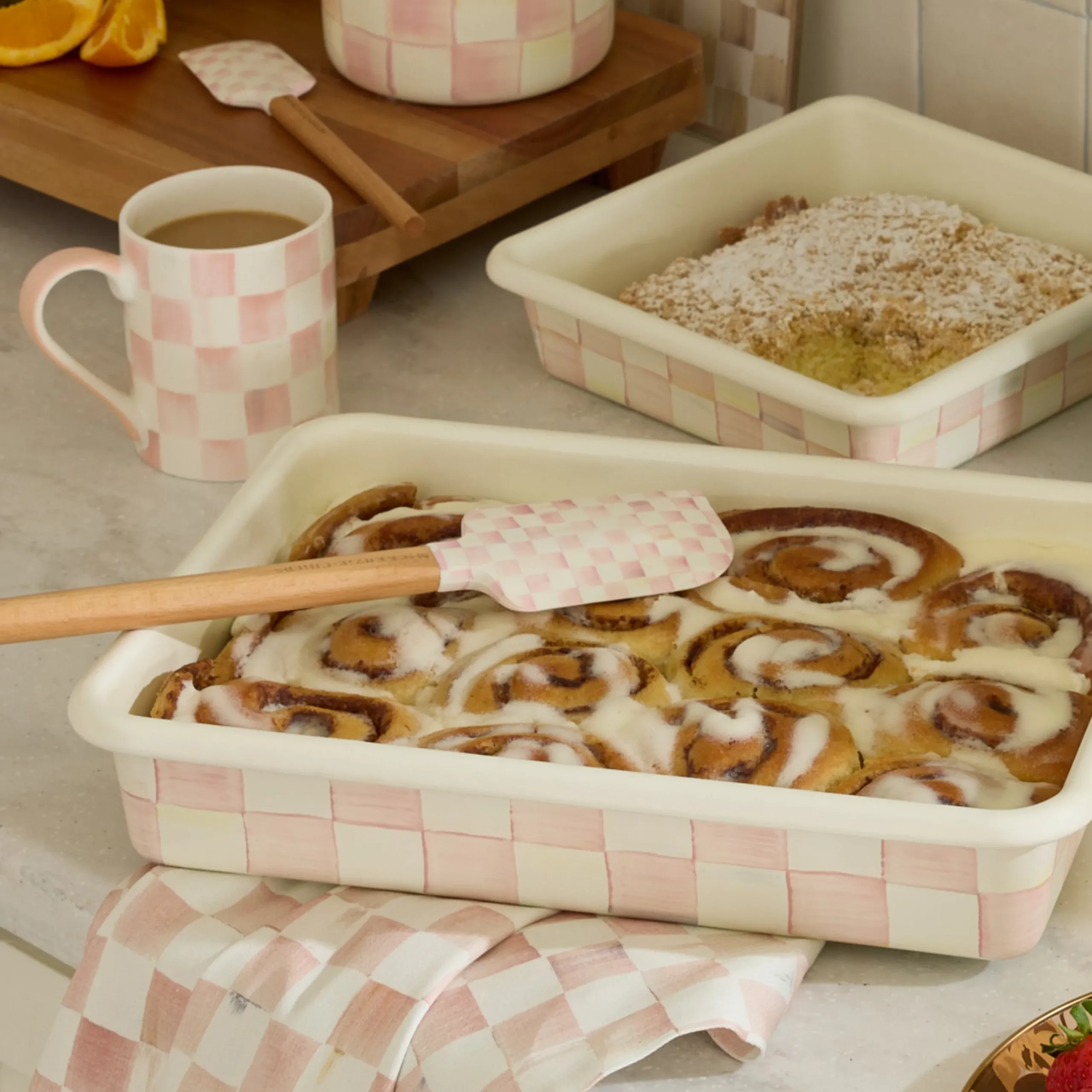 Rosy Check Spatula, Set of 2