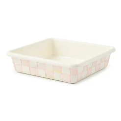 Rosy Check 8" Square Baking Pan