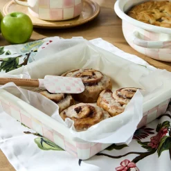 Rosy Check 8" Square Baking Pan