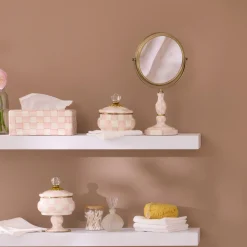 Rosy Check Standard Tissue Box Cover