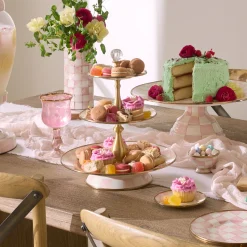 Rosy Check Three Tier Sweet Stand