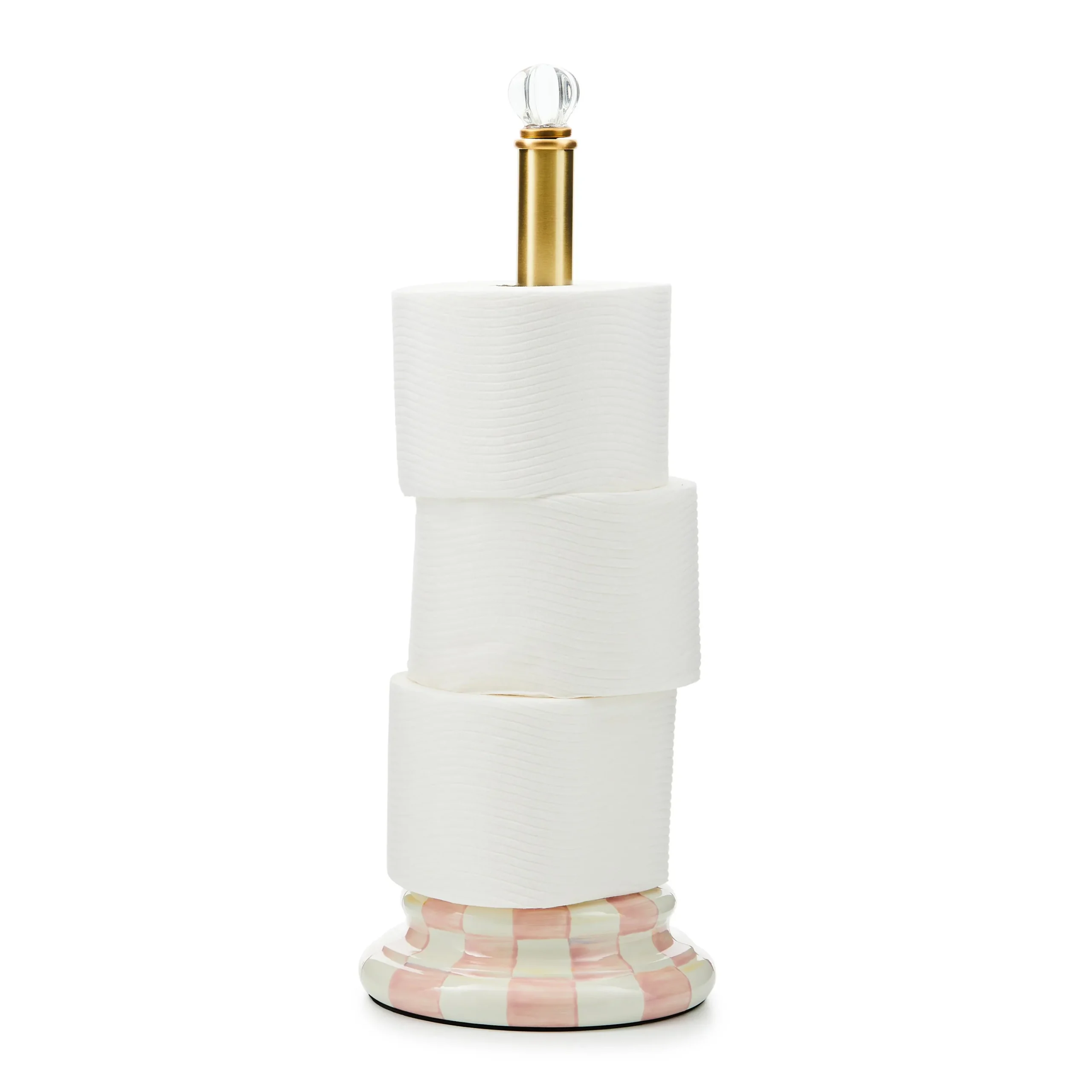 Rosy Check Toilet Tissue Storage