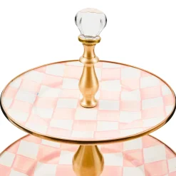 Rosy Check Two Tier Sweet Stand