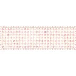 Rosy Check 2'6" x 8' Runner Floor Mat