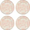 Rosy English Garden Chargers, Set of 4