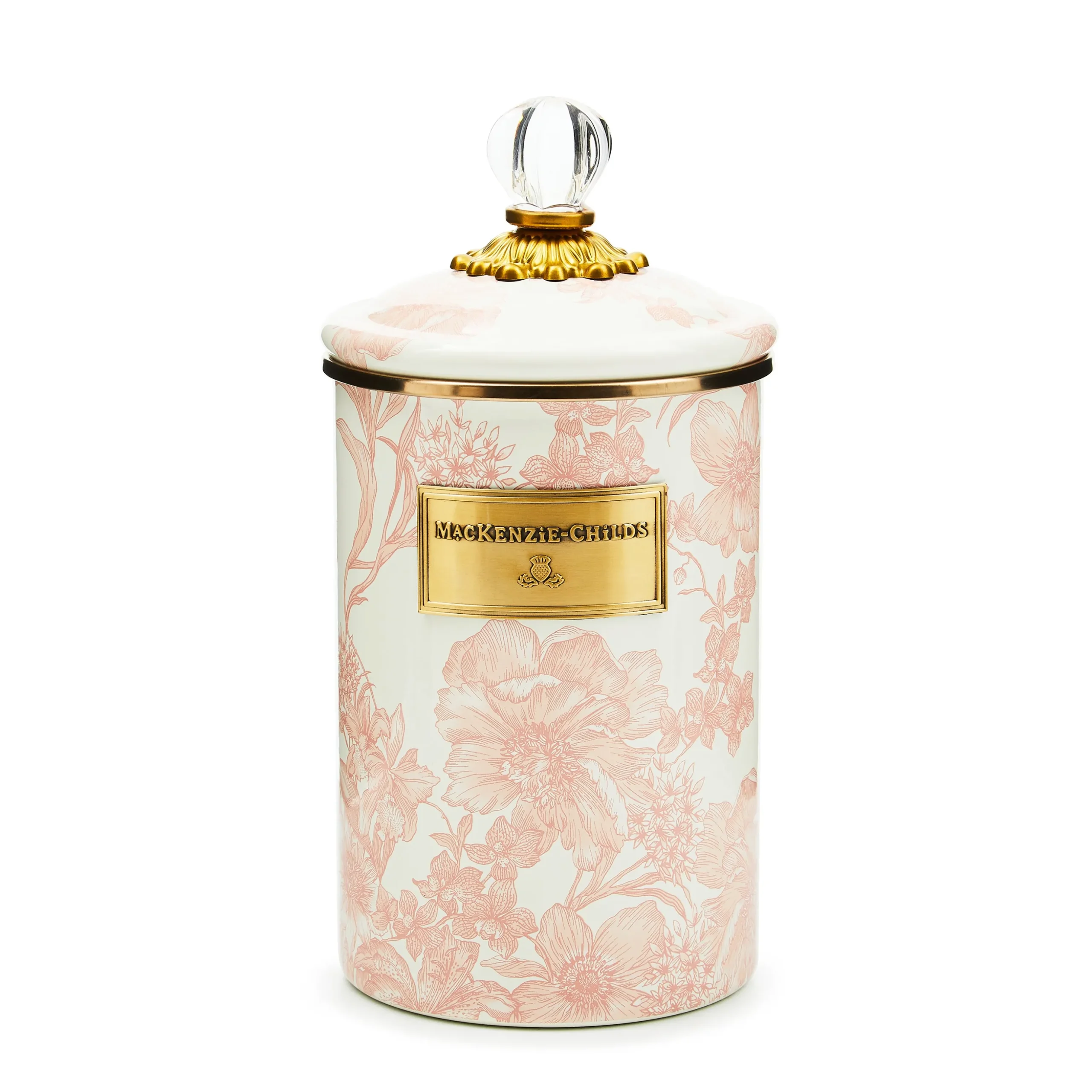 Rosy English Garden Large Canister