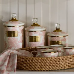 Rosy English Garden Large Canister