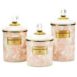 Rosy English Garden Medium Canister