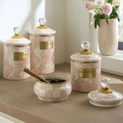 Rosy English Garden Small Canister
