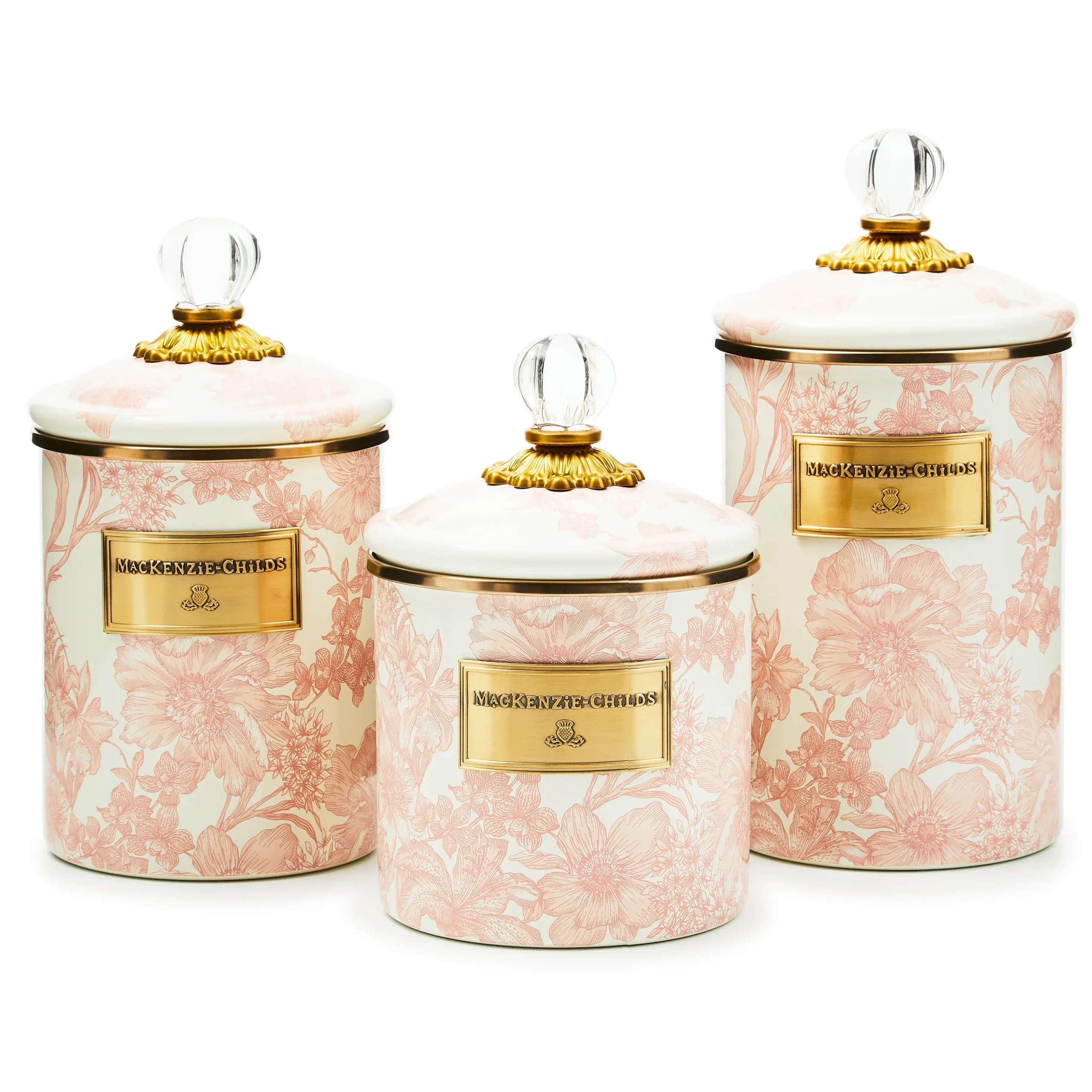 Rosy English Garden Small Canister