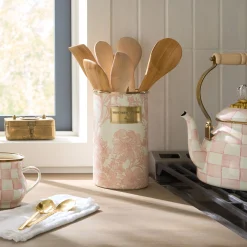 Rosy English Garden Utensil Holder