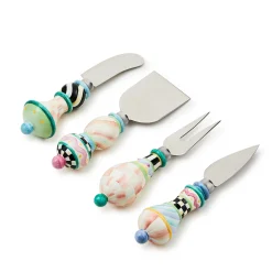 Rosy Meadow Cheese Knife Set