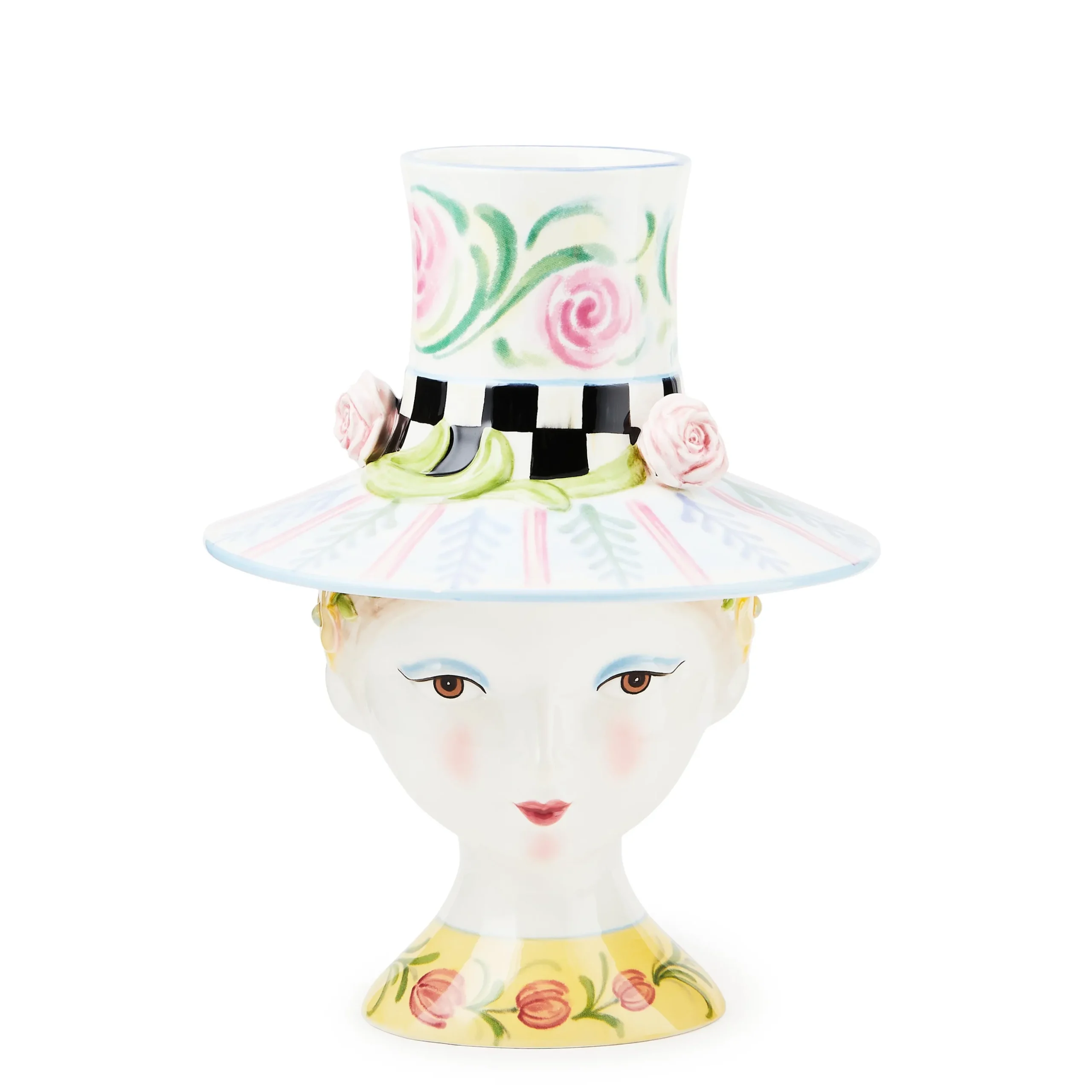 Rosy Meadow Lady Rose Lidded Vase
