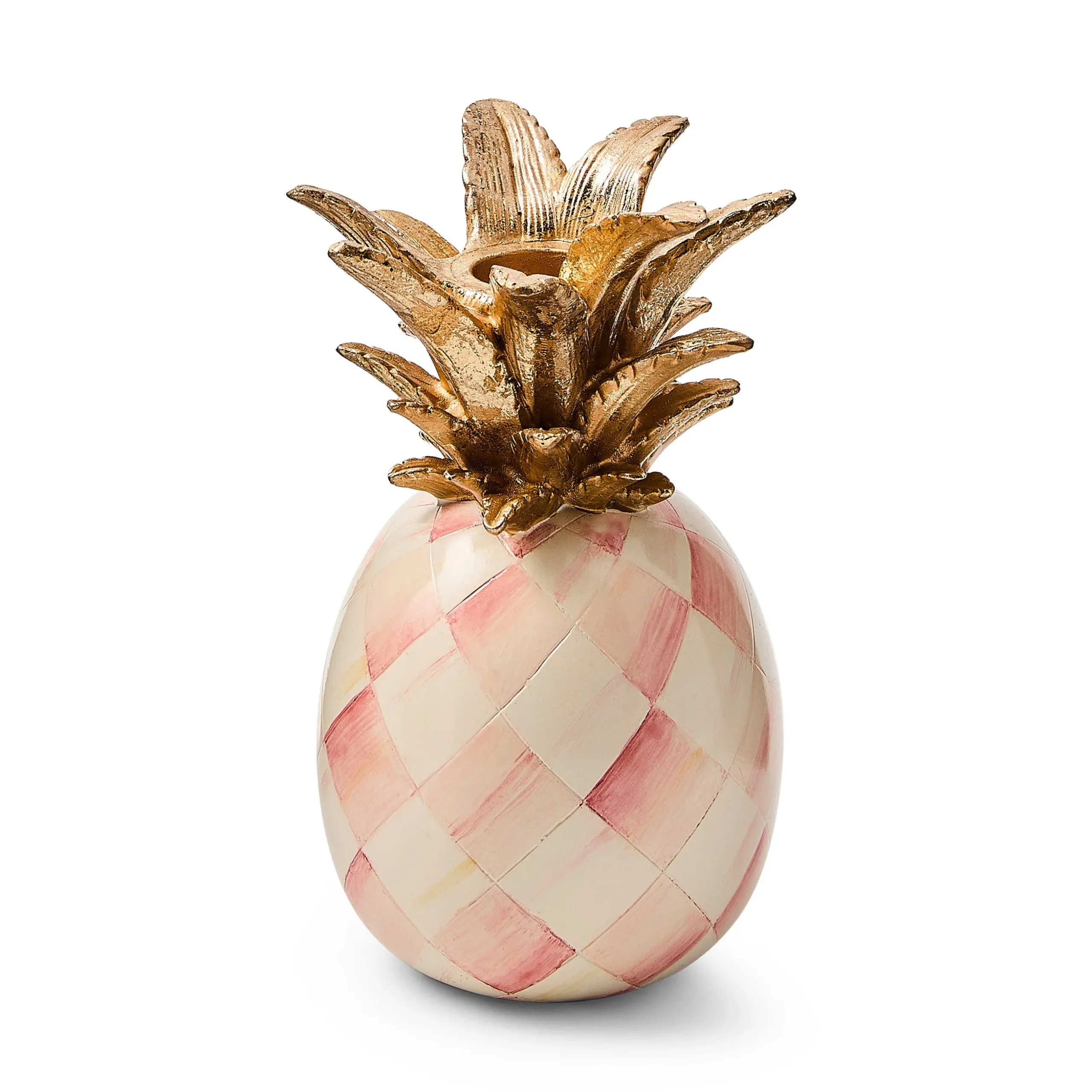 Rosy Pineapple Candle Holder