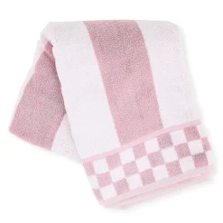 Rosy Stripe Bath Towel
