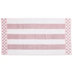 Rosy Stripe Bath Towel