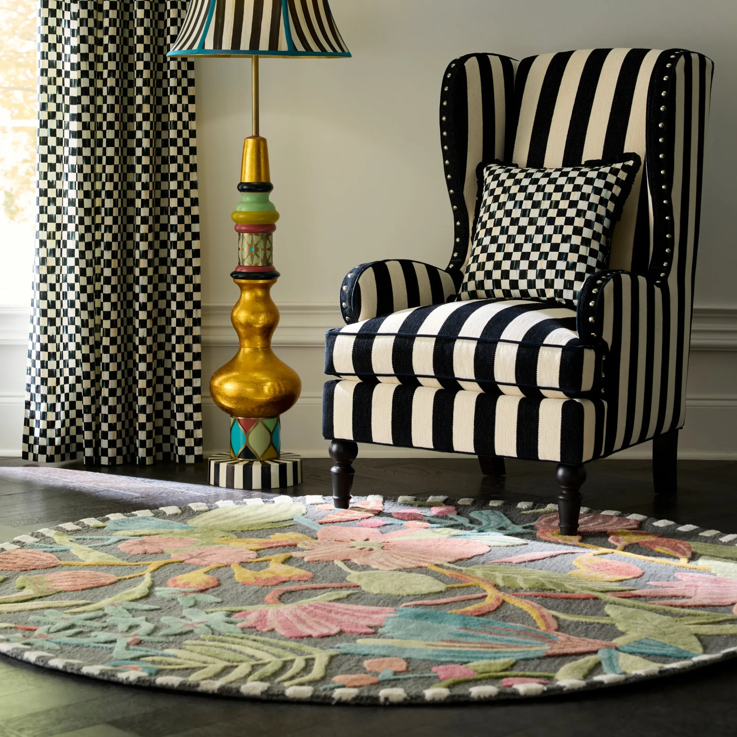 Rousseau's Forest 6' Round Rug