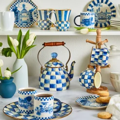 Royal Check Ceramic Mug