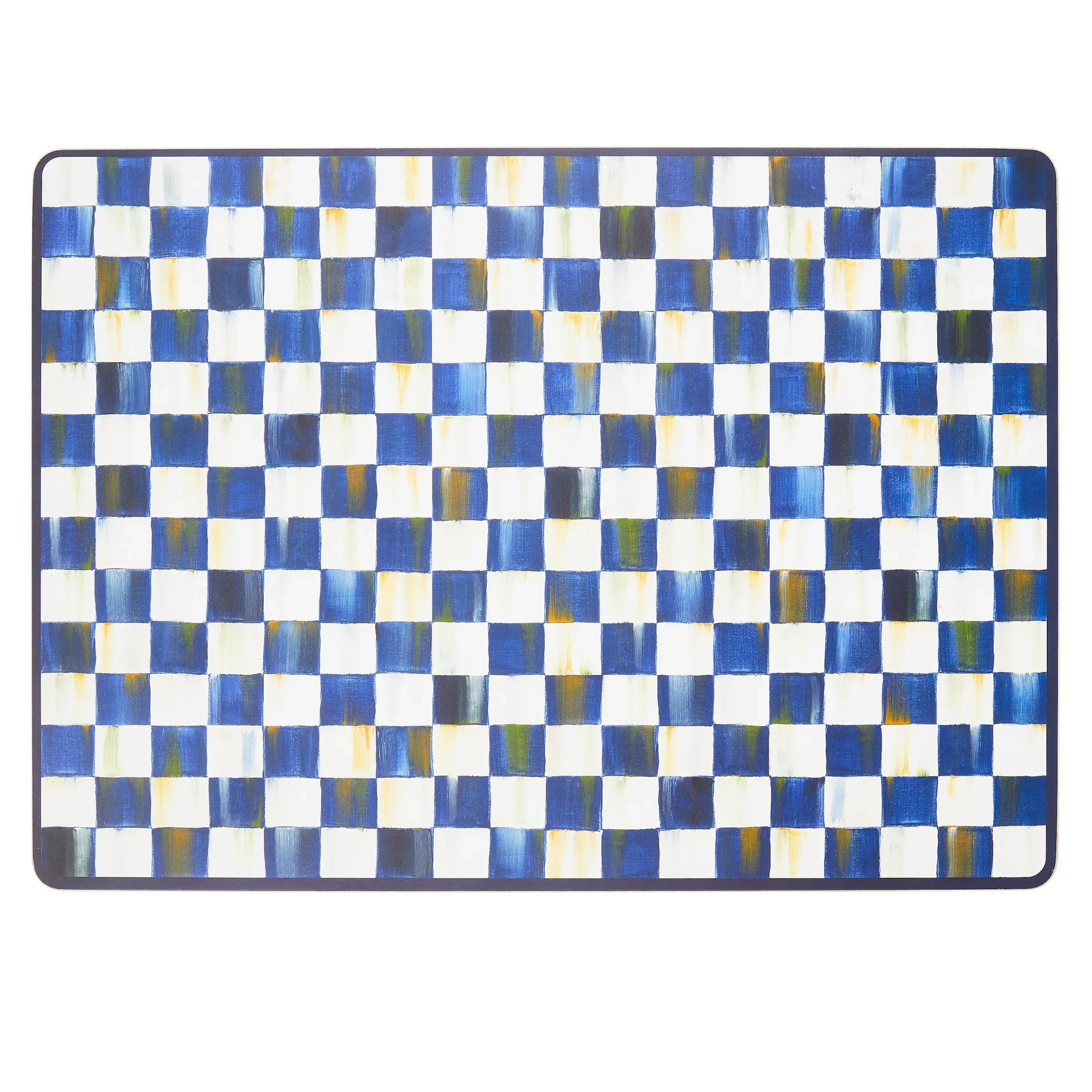 Royal Check Cork Back Placemats, Set of 4